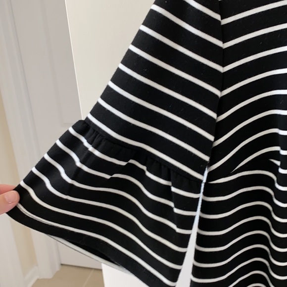 Stripe Ruffle Sleeve Top - Picture 3 of 3